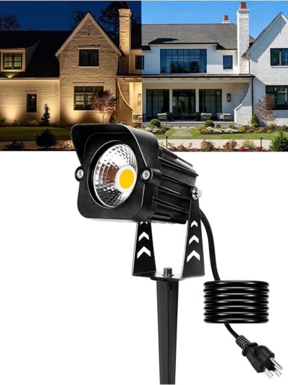 NEW Dusk to Dawn Outdoor Lighting15W Spot Lights Outdoor with Photocell Sensor